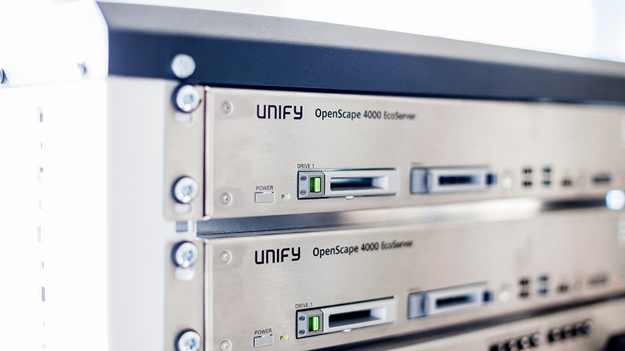 Unified Communication Unify-Systeme Telefkommunikation Telekommunikationstechnik OpenScape 4000 EcoServer
